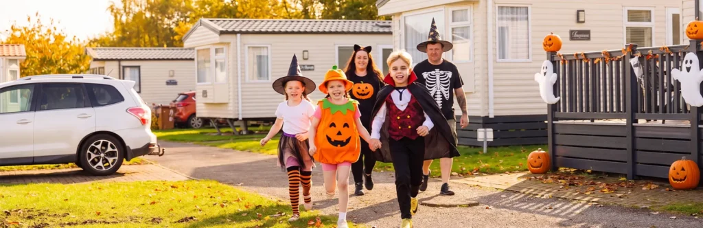 Halloween caravan breaks at Lyons Holiday Parks half term breaks
